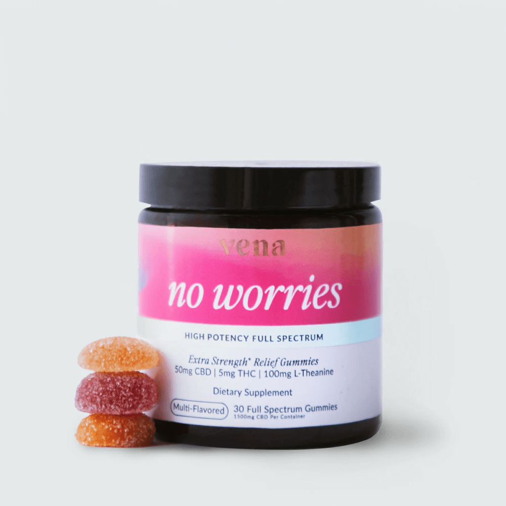 No Worries Extra Strength Relief Gummies logo
